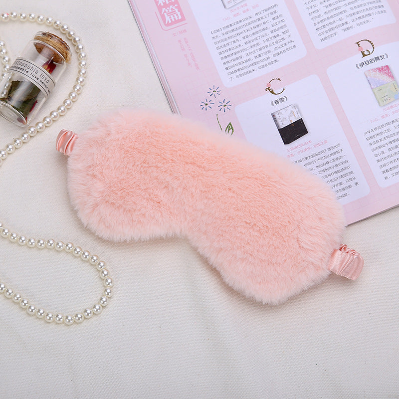 Home Fashion Sleep Plush Eye Mask