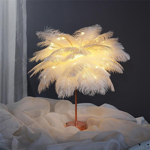 Feather Night Lamp