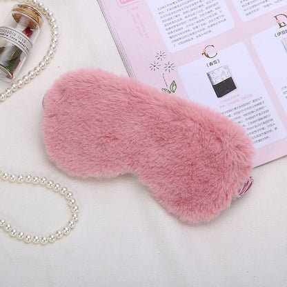 Home Fashion Sleep Plush Eye Mask
