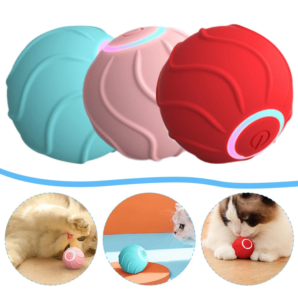 Smart Rolling Ball for Pet Cat Owners