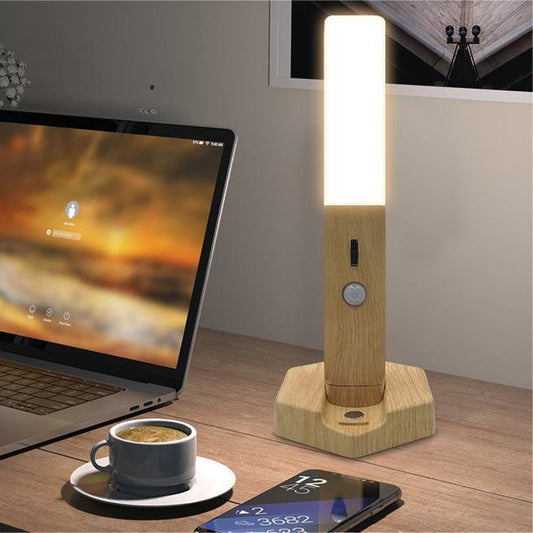 Smart Home Wooden Small Night Lamp